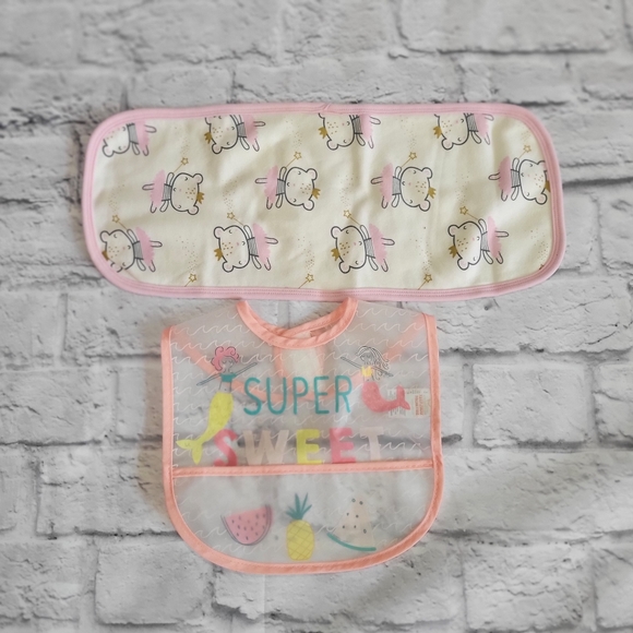 30- Baby Girl Bibs Bundle - Picture 6 of 7